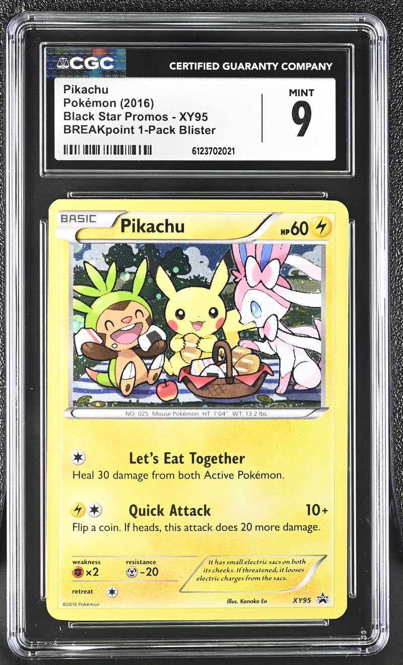 CGC 9 Pikachu(XY95) [Black Star Promos] - 6123702021
