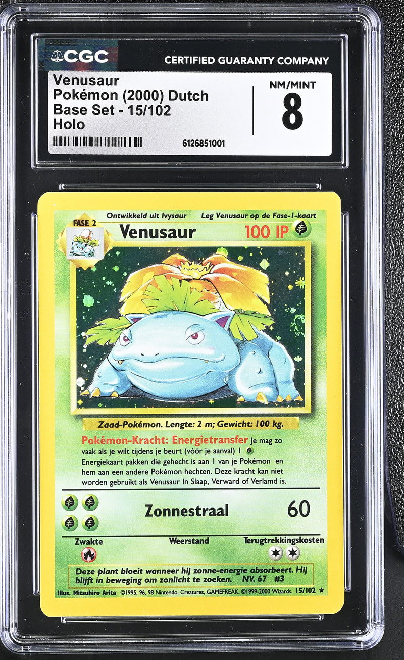 CGC 8 Venusaur(15/102) [Base Set] - 6126851001