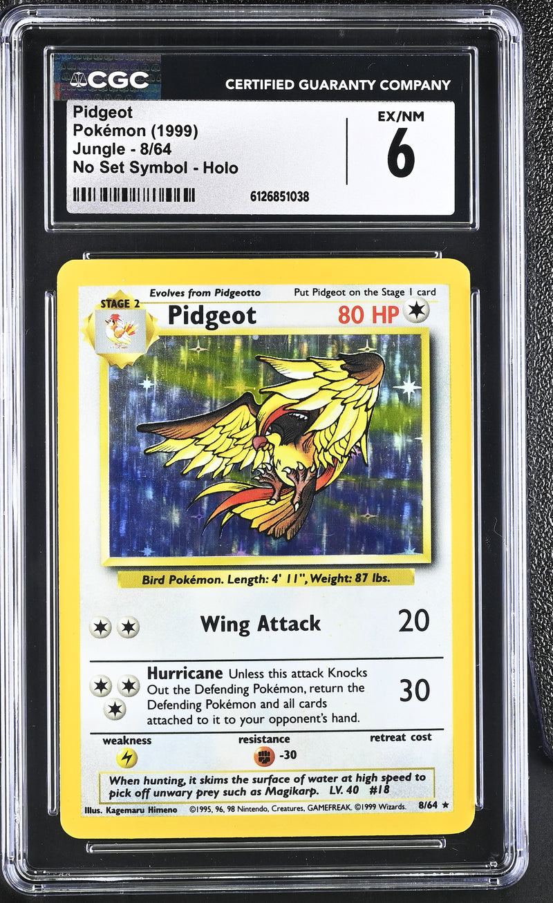 CGC 6 Pidgeot(8/64) [Jungle] - 6126851038