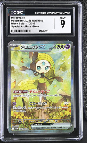 CGC 9 Meloetta ex(170/086) [Black Bolt] - 6126851051