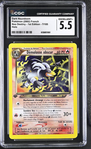 CGC 5.5 Dark Houndoom(7/105) [Neo Destiny - 1st Edition] - 6126851061