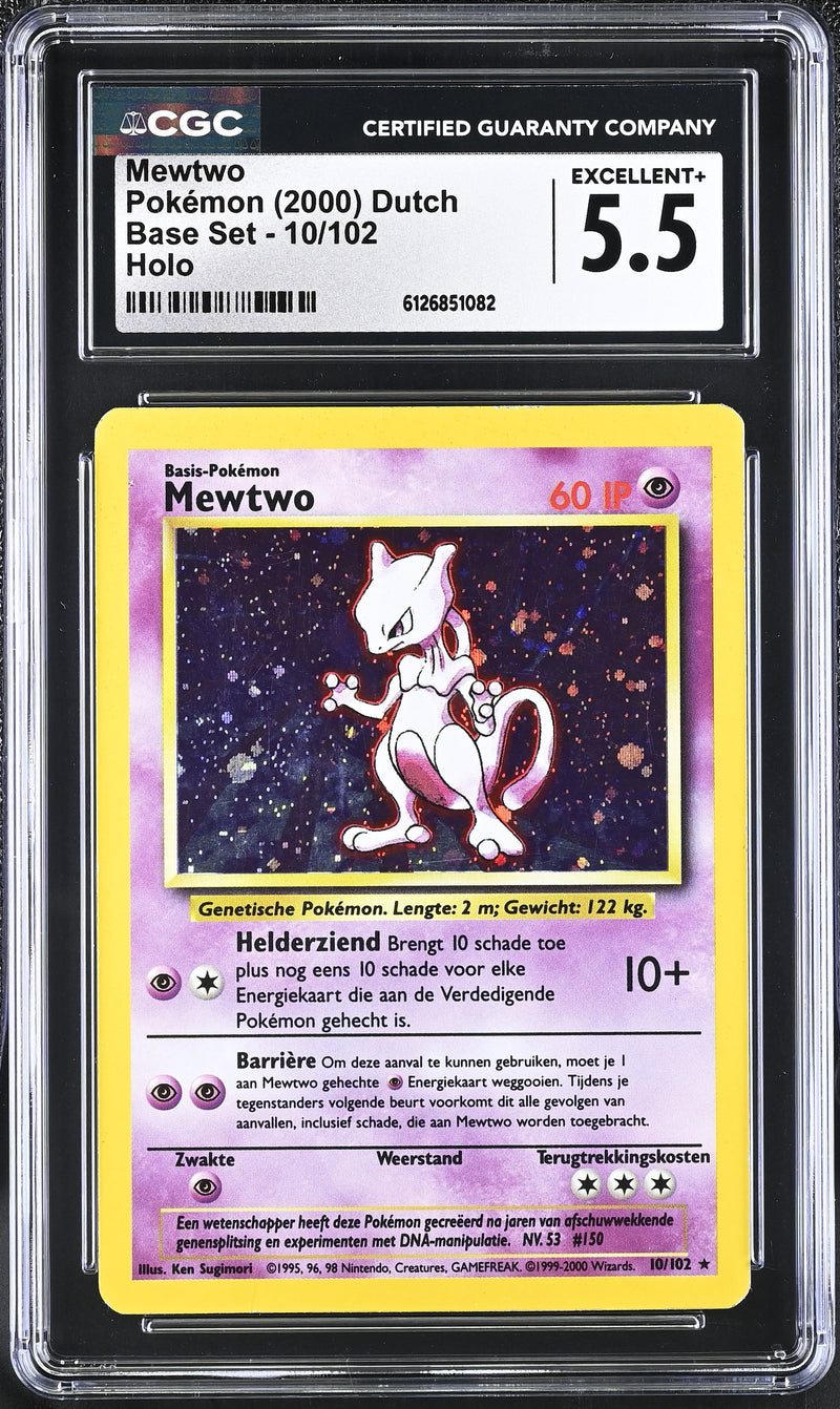 CGC 5.5 Mewtwo(10/102) [Base Set] - 6126851082