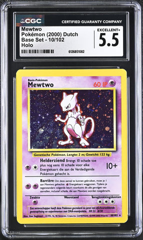 CGC 5.5 Mewtwo(10/102) [Base Set] - 6126851082