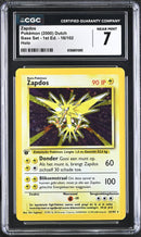 CGC 7 Zapdos(16/102) [Base Set - 1st Ed.] - 6126851085
