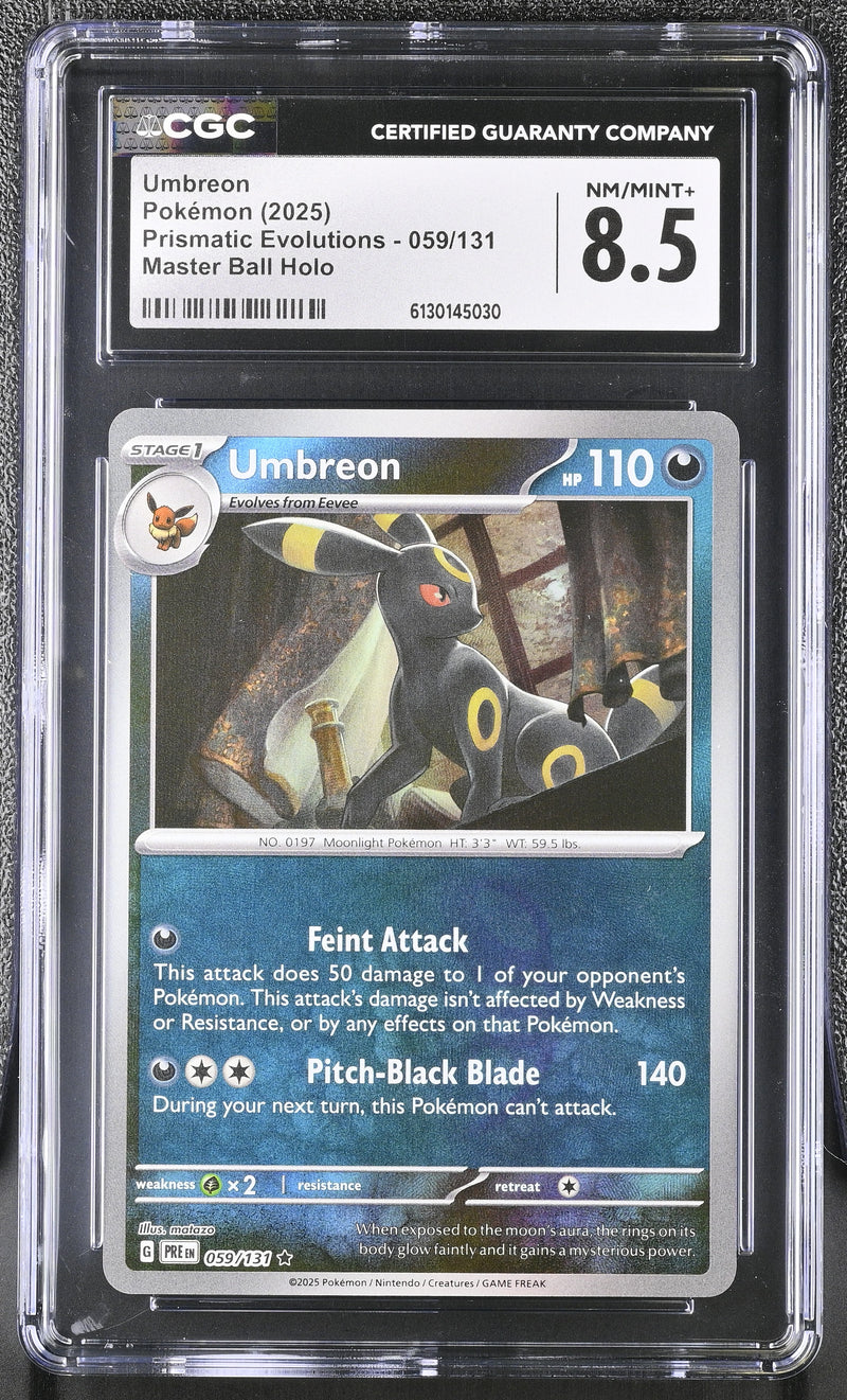 CGC 8.5 Umbreon(059/131) [Prismatic Evolutions] - 6130145030