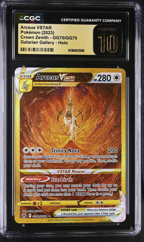 CGC PRISTINE 10 Arceus VSTAR(GG70/GG70) [Crown Zenith] - 6136451006