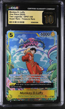 CGC PRISTINE 10 Monkey D. Luffy [Two Legends] - 6136451009