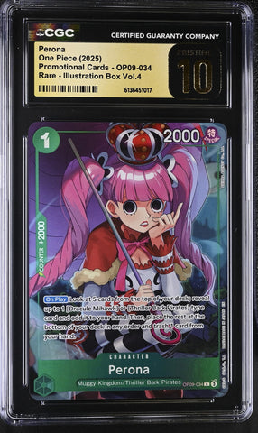 CGC PRISTINE 10 Perona [Promotional Cards] - 6136451017