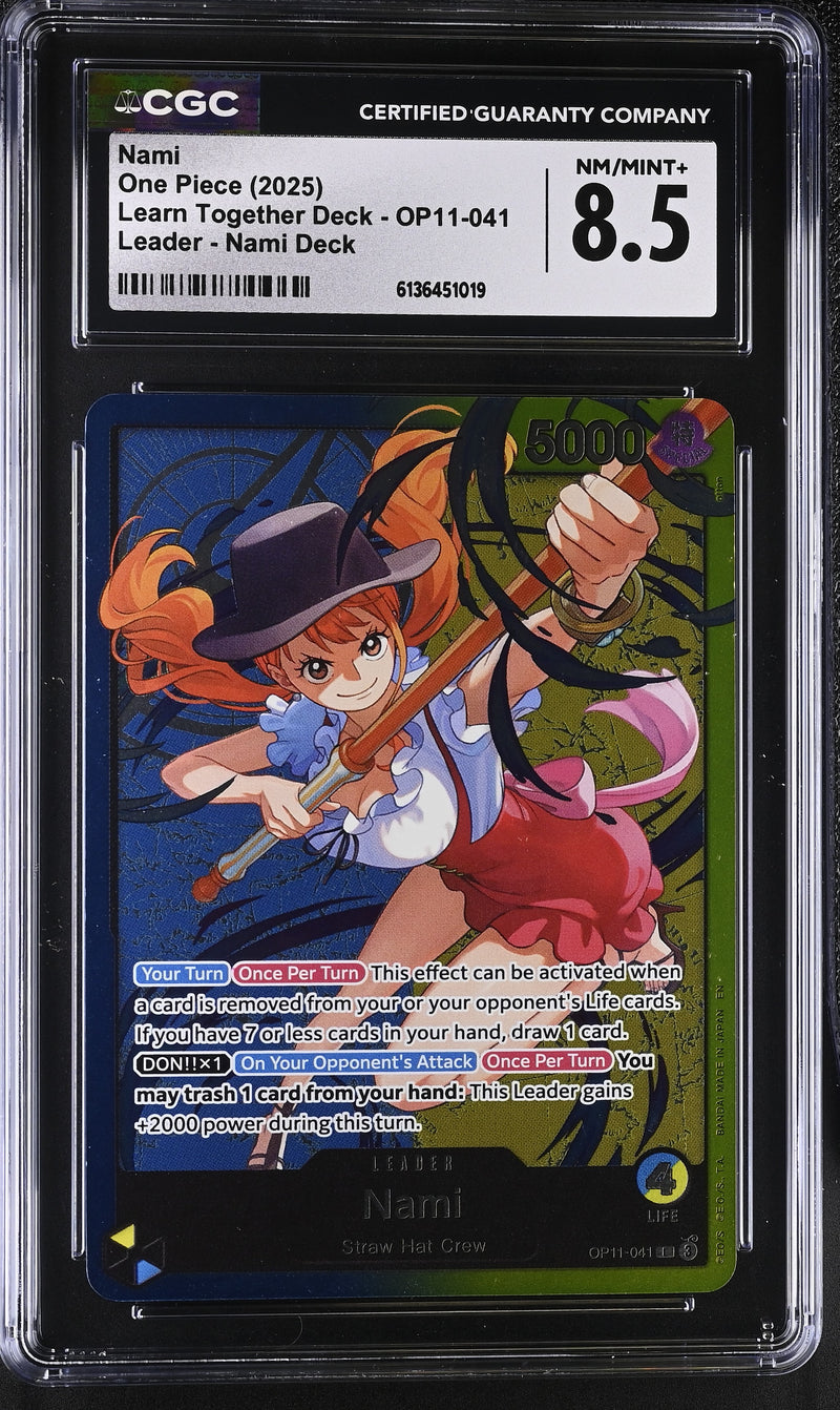 CGC 8.5 Nami [Learn Together Deck] - 6136451019