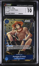 CGC GEM MINT 10 Portgas D. Ace [Tin Pack Vol.2] - 6136451026