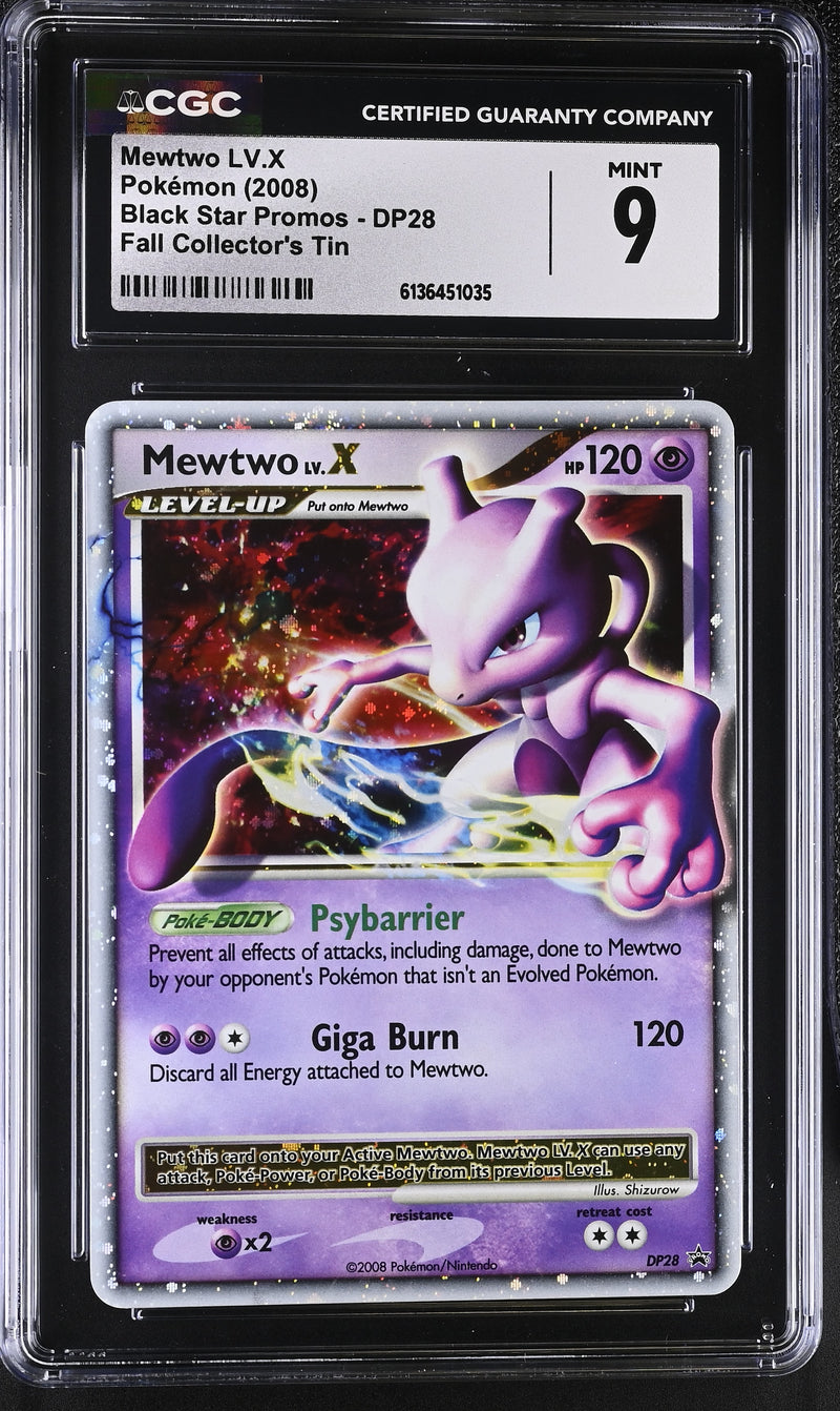 CGC 9 Mewtwo LV.X(DP28) [Black Star Promos] - 6136451035