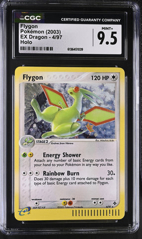 CGC MINT+ 9.5 Flygon(4/97) [EX Dragon] - 6136451039