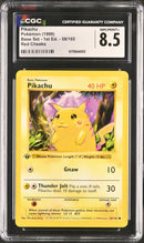 CGC 8.5 Pikachu(58/102) [Base Set - 1st Ed.] - 6175644003