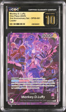 CGC PRISTINE 10 Monkey D. Luffy [2nd Anniversary Set] - 6180326002
