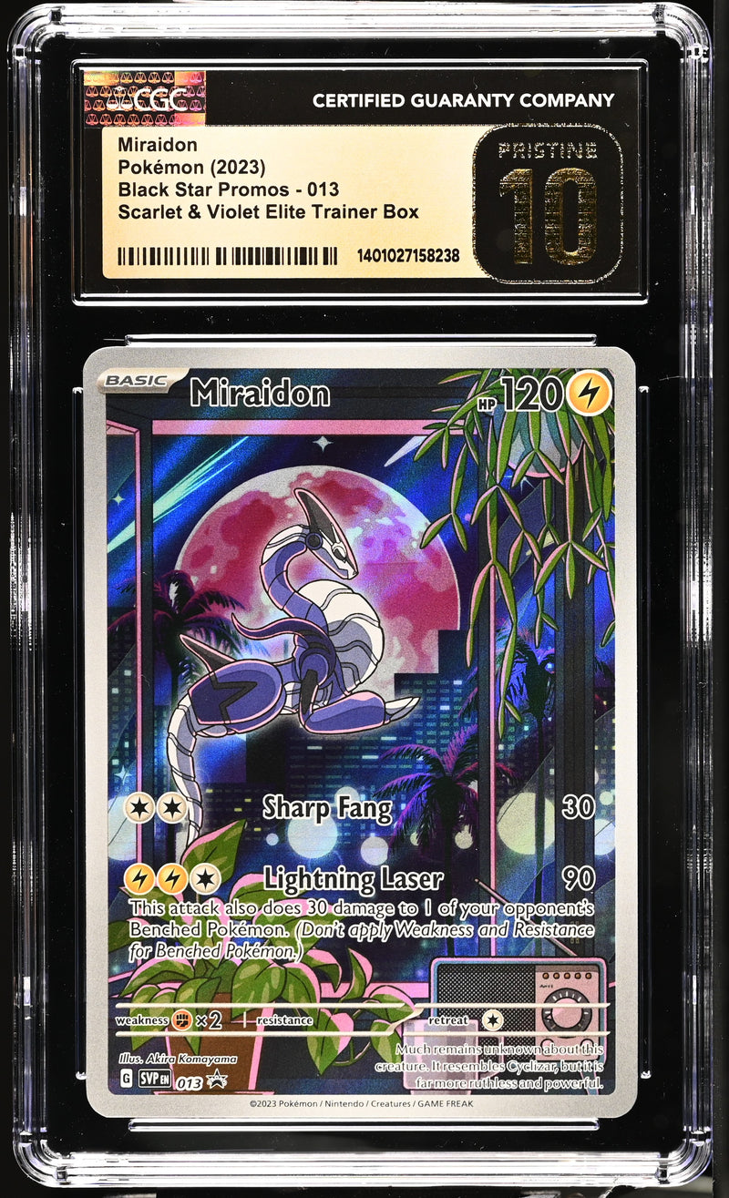 CGC PRISTINE 10 Miraidon(013) [Black Star Promos] - 1401027158238