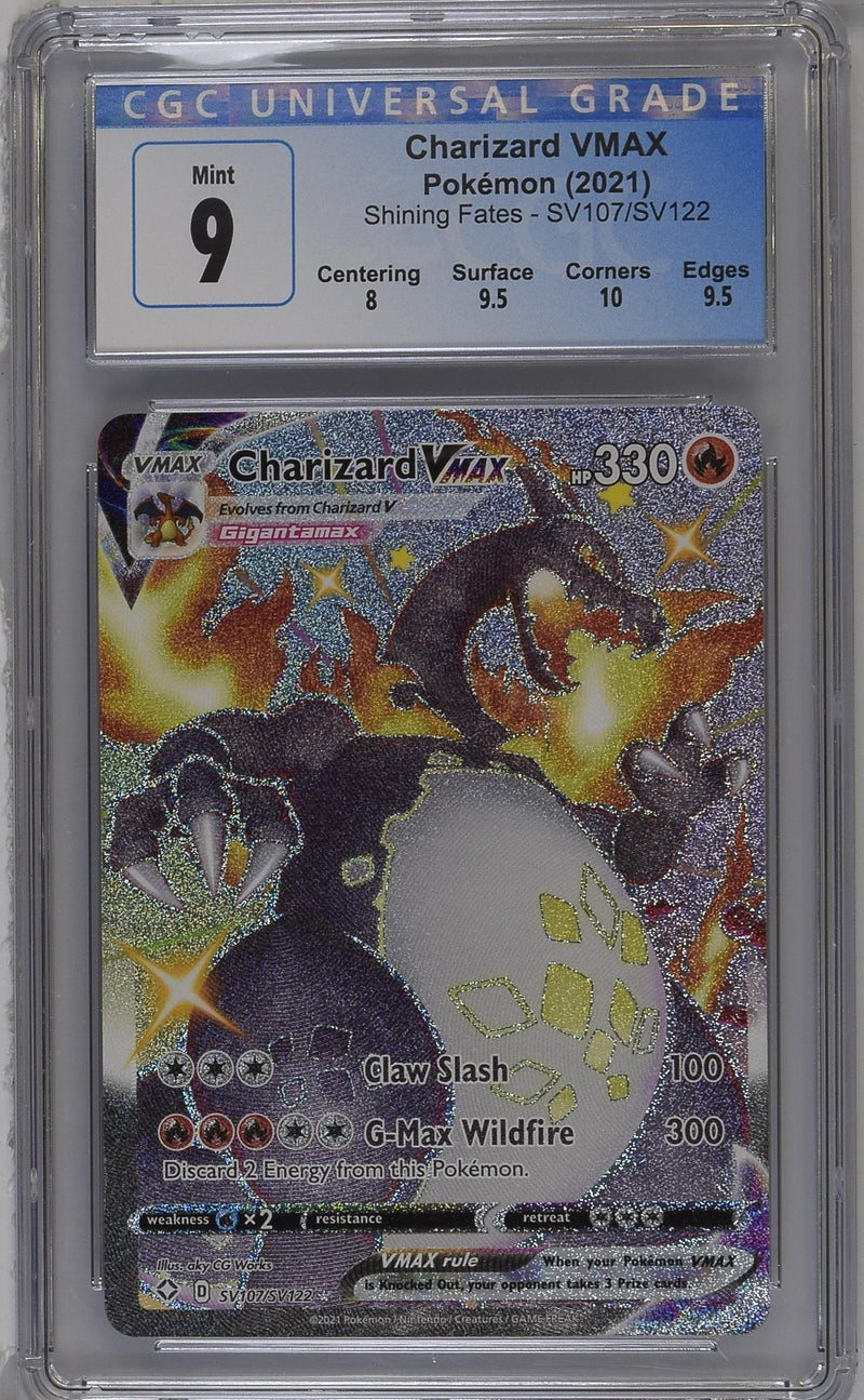 CGC 9 Charizard VMAX (SV107/SV122) [Sword & Shield: Shining Fates] - 3908705001