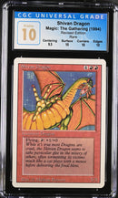 CGC PRISTINE 10 Shivan Dragon [Revised Edition] - 3931493017