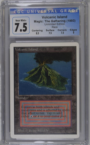 CGC 7.5 Volcanic Island [Unlimited Edition] - 3931494001