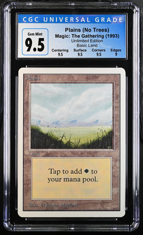 CGC GEM MINT 10 Plains (No Trees)[Unlimited Edition] - 4054237008