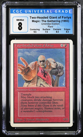 CGC 8 Two-Headed Giant of Foriys [Unlimited Edition] - 4054237016