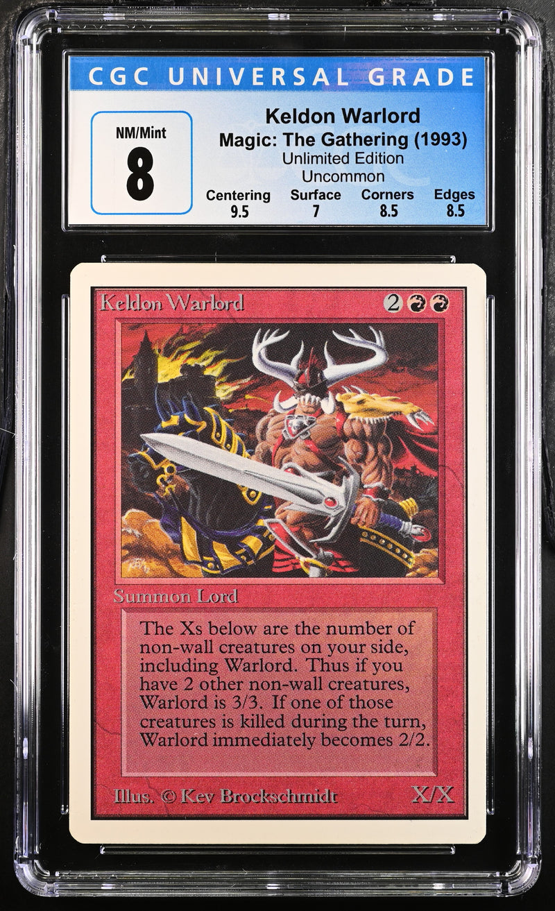 CGC 8 Keldon Warlord [Unlimited Edition] - 4054237032