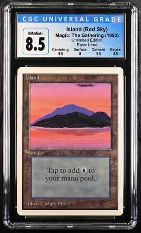 CGC 8.5 Island (Red Sky)[Unlimited Edition] - 4054237034