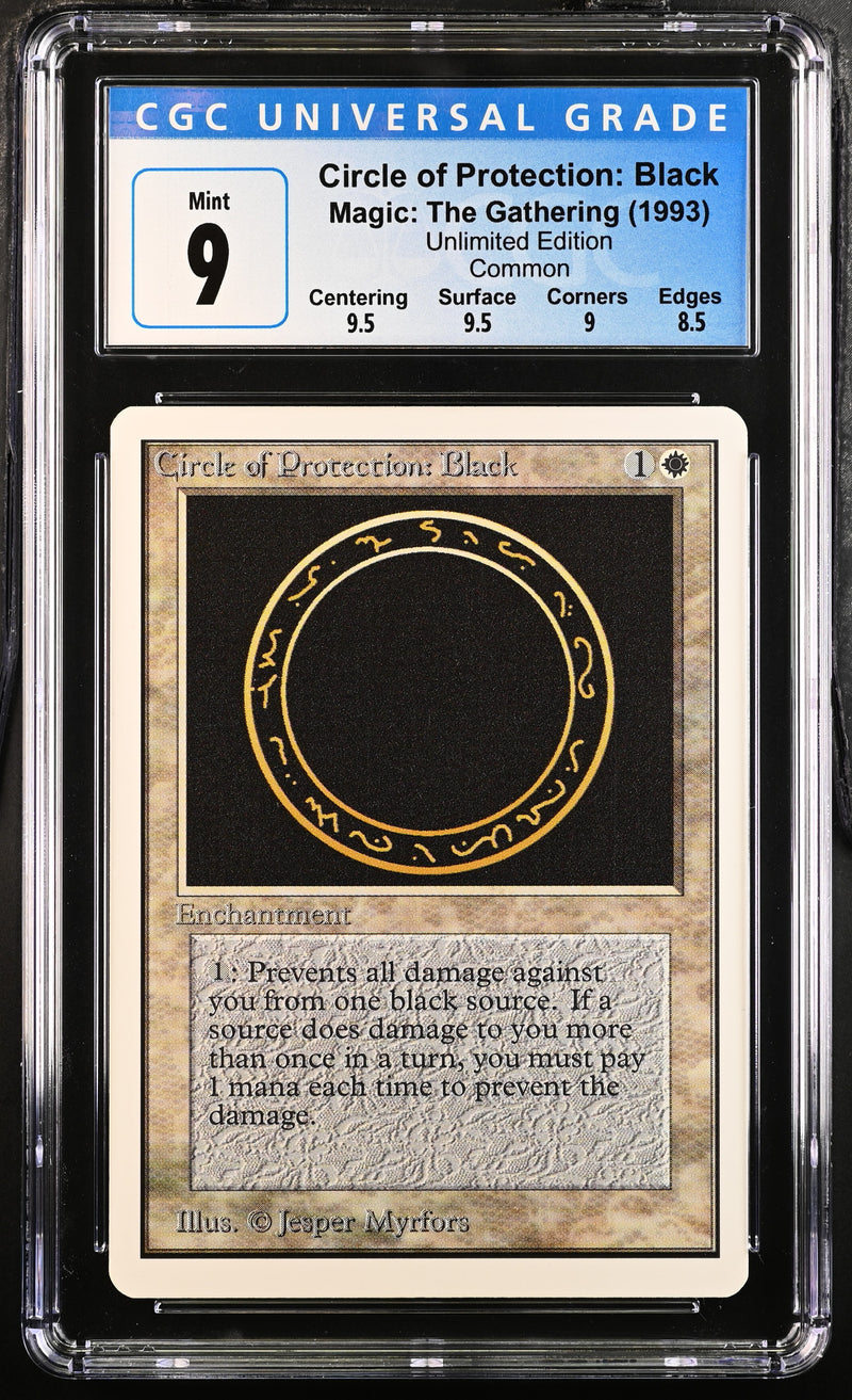 CGC 9 Circle of Protection: Black [Unlimited Edition] - 4054237048