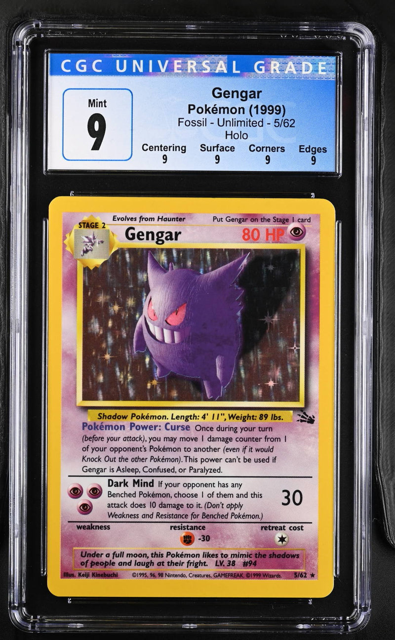 CGC 9 Gengar(5/62) [Fossil] - 4088936067