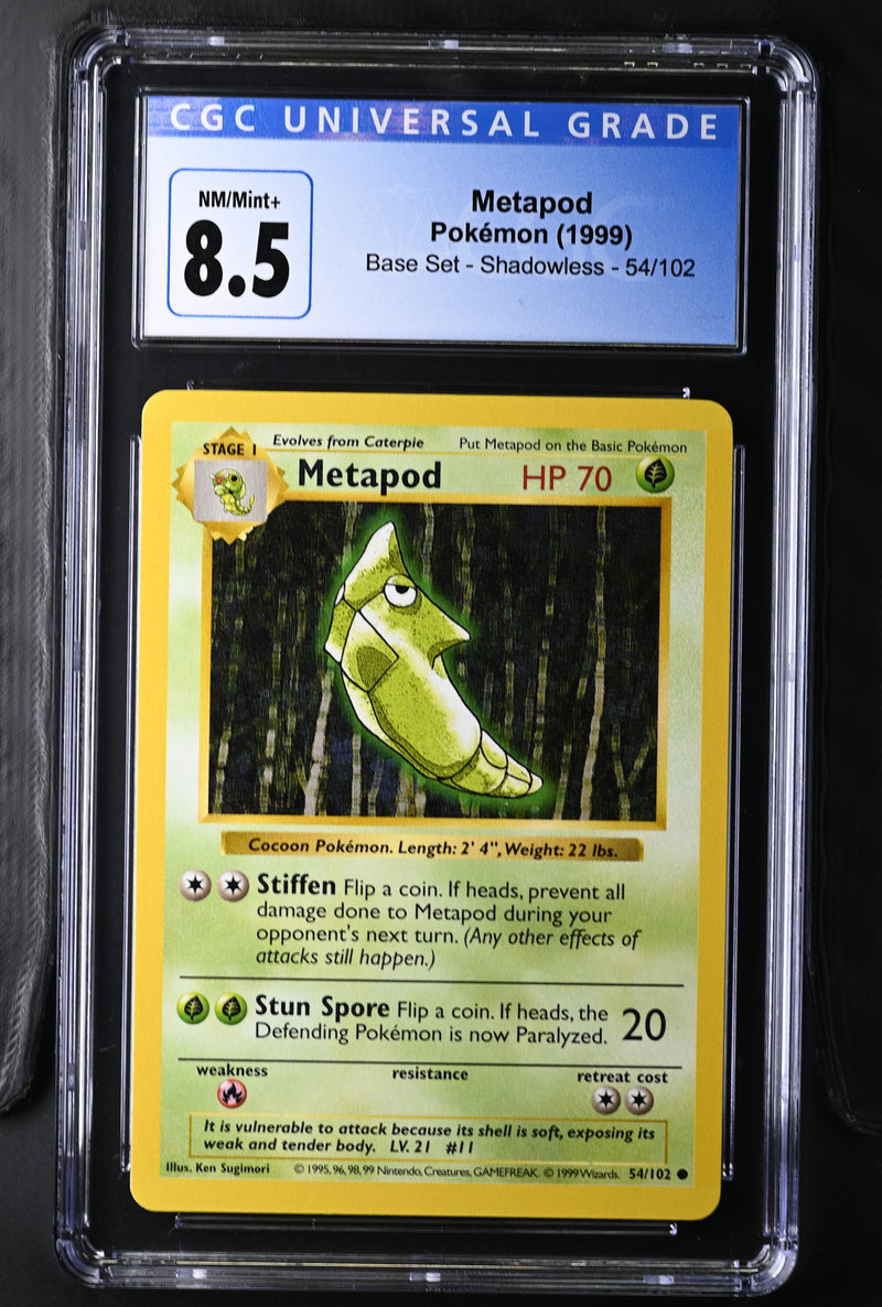 CGC 8.5 Metapod(54/102) [Base Set] - 4106509146