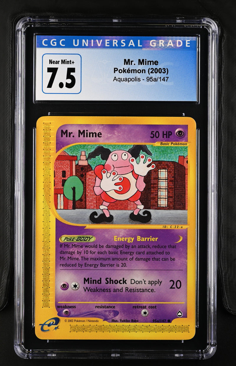 CGC 7.5 Mr. Mime (95a/147) [Aquapolis] - 4115131075