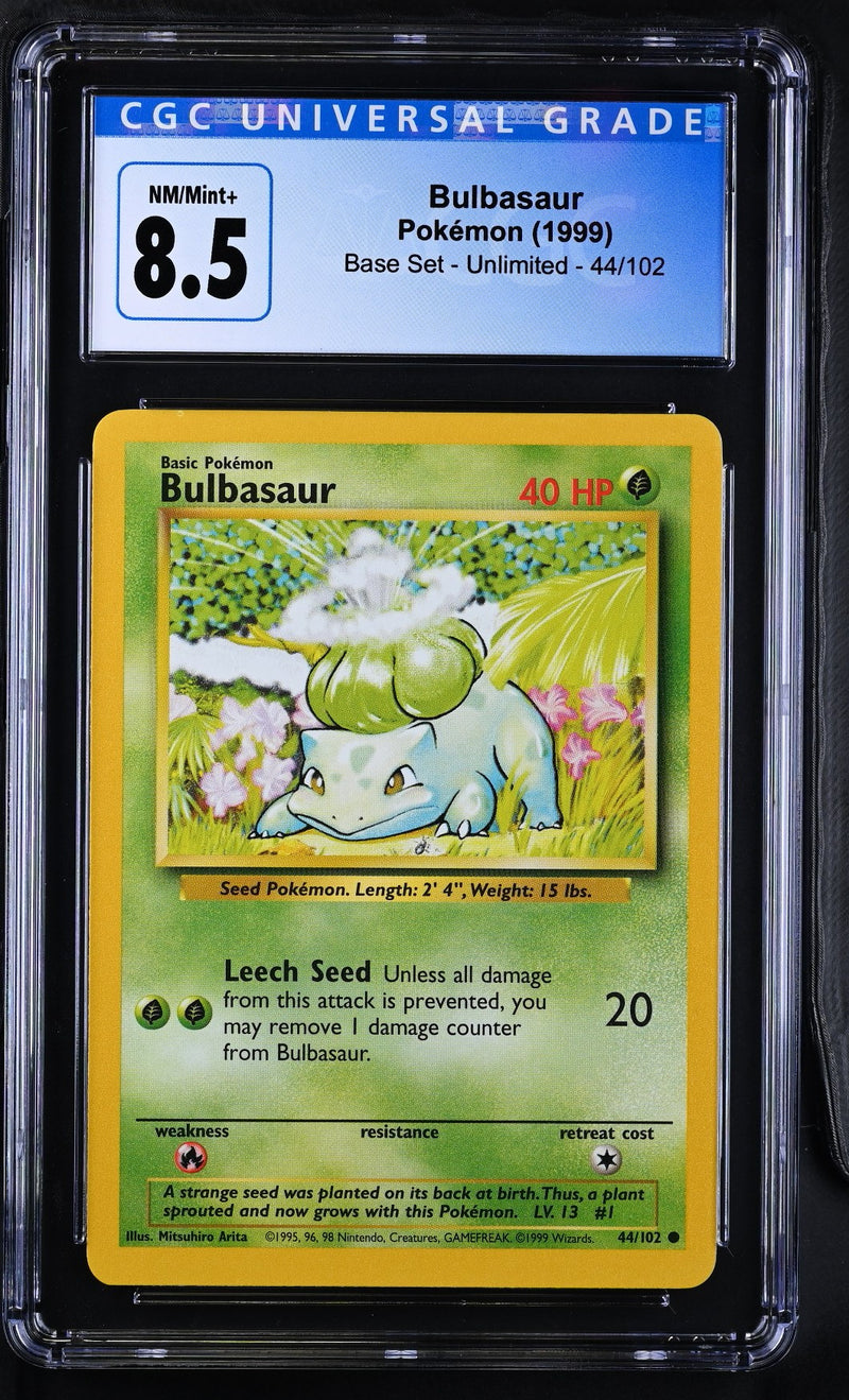 CGC 8.5 Bulbasaur(44/102) [Base Set] - 4182184193