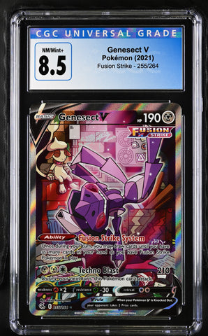 CGC 8.5 Genesect V (255/264) [Sword & Shield: Fusion Strike] - 4186904013