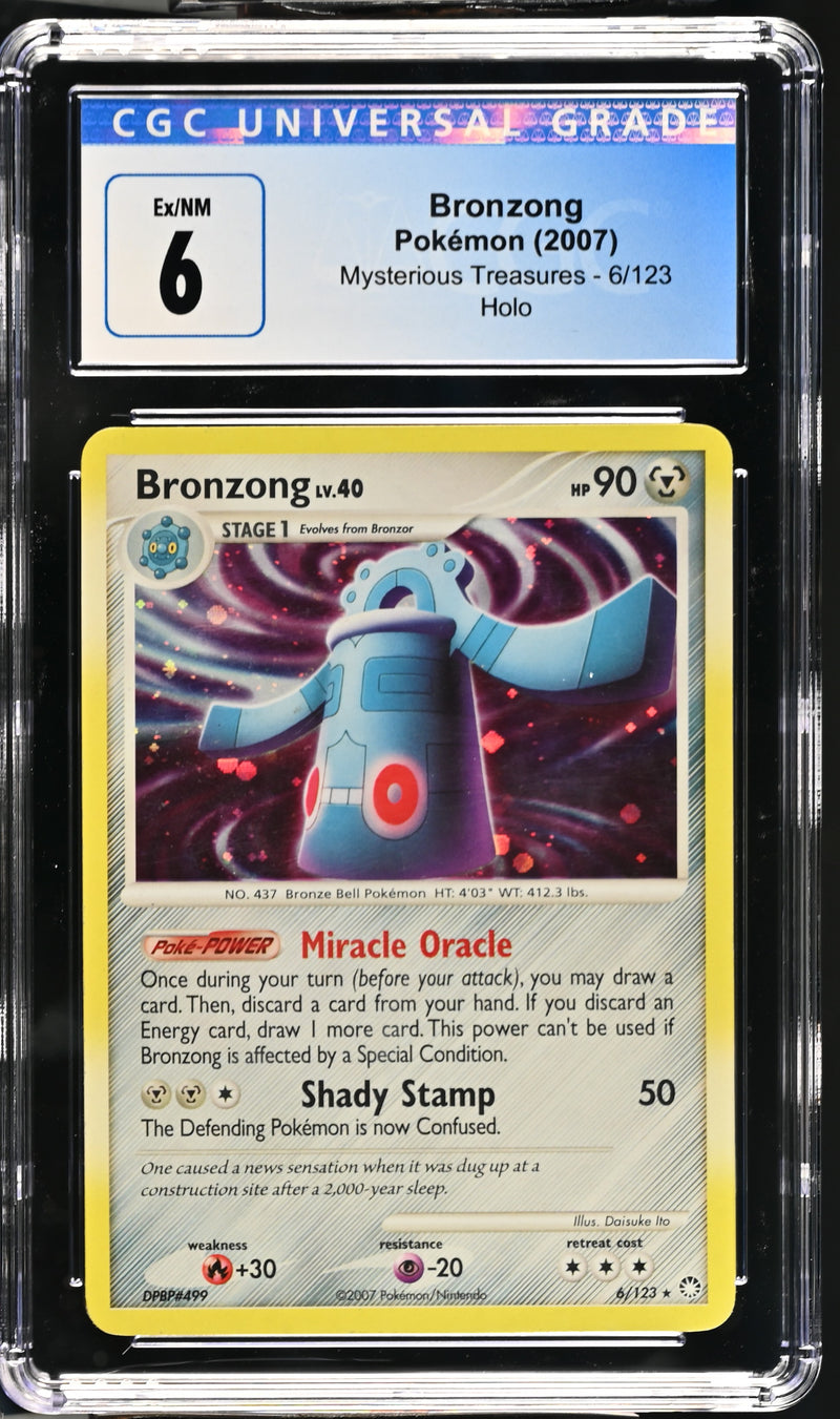 CGC 6 Bronzong (6/123) [Diamond & Pearl: Mysterious Treasures] - 4199053174