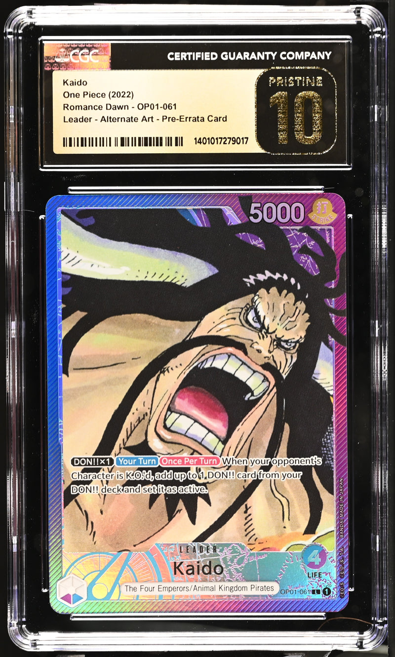 CGC PRISTINE 10 Kaido [Romance Dawn] - 1401017279017