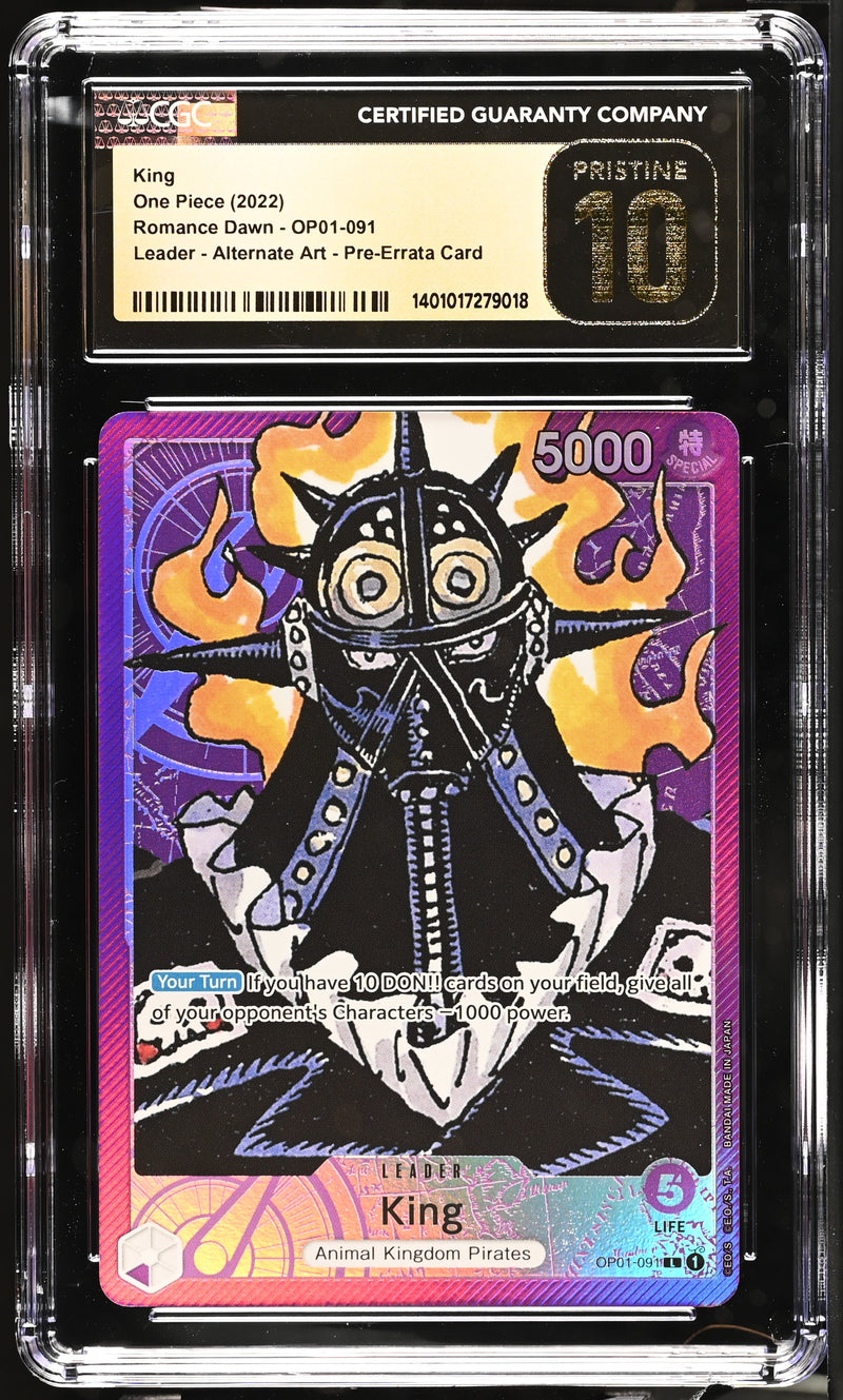 CGC PRISTINE 10 King [Romance Dawn] - 1401017279018
