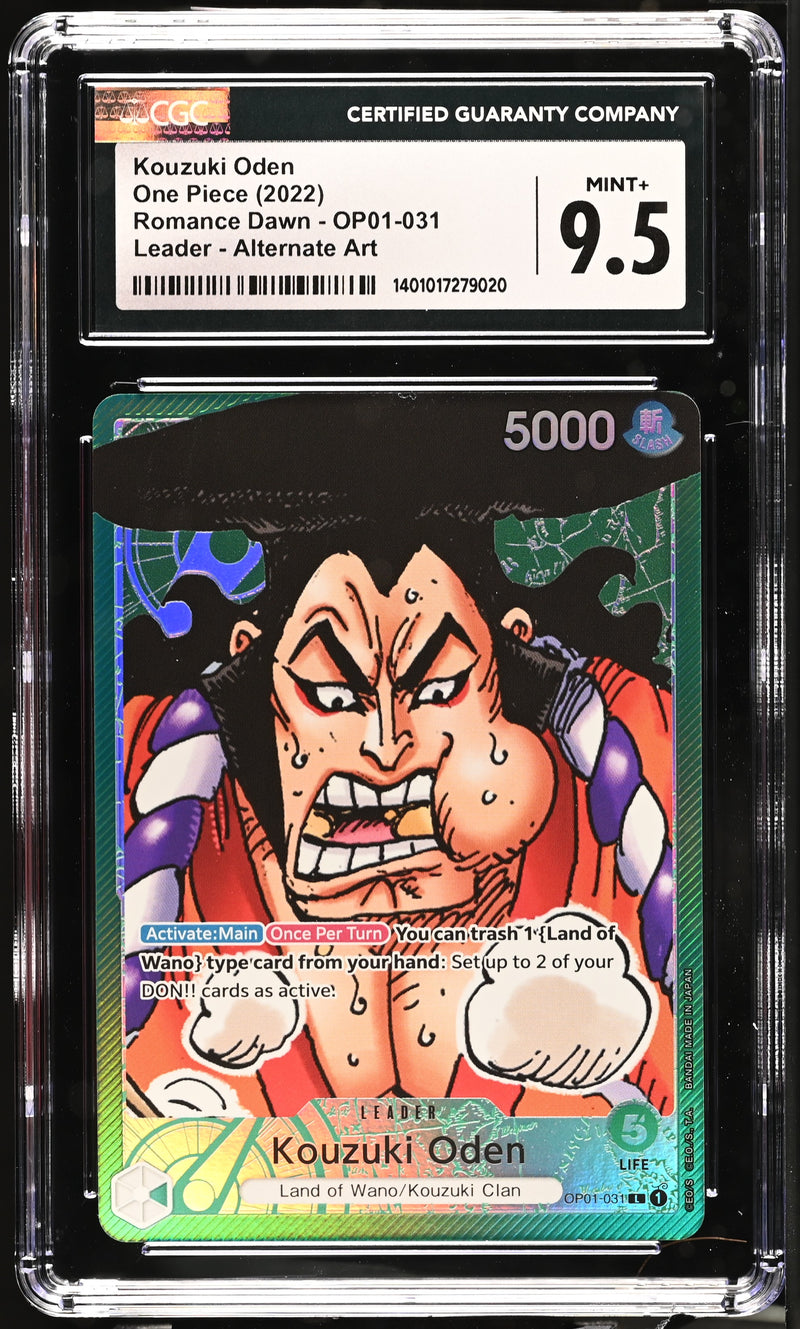 CGC MINT+ 9.5 Kouzuki Oden [Romance Dawn] - 1401017279020