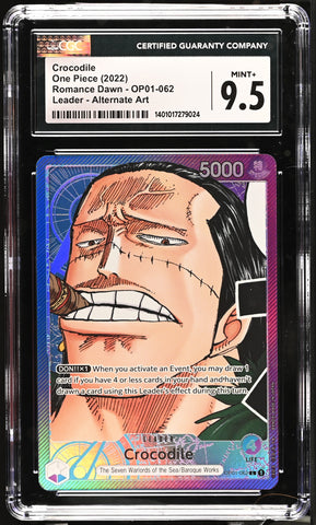 CGC MINT+ 9.5 Crocodile [Romance Dawn] - 1401017279024