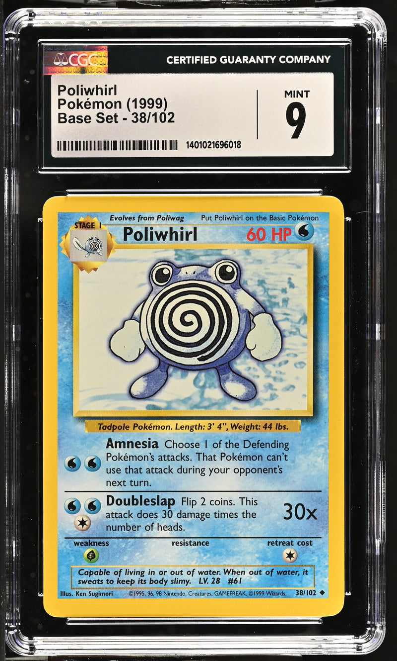CGC 9 Poliwhirl(38/102) [Base Set] - 1401021696018