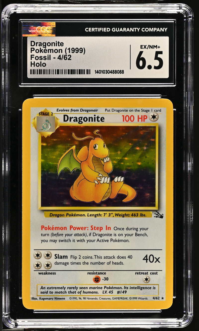 CGC 6.5 Dragonite(4/62) [Fossil] - 1401030488088