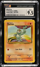 CGC MINT+ 9.5 Machop(52/102) [Base Set] - 1401034941001