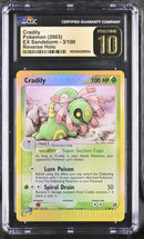 CGC PRISTINE 10 Cradily (3/100) [EX: Sandstorm] - 1401024226054