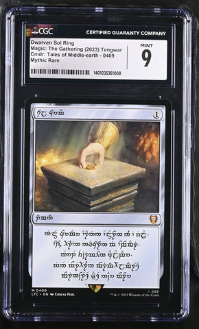 CGC 9 Dwarven Sol Ring[Cmdr: Tales of Middle-earth] - 1401035361008