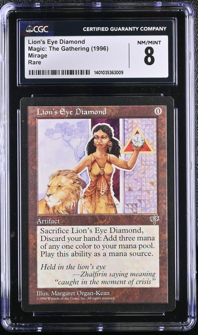 CGC 8 Lion's Eye Diamond [Mirage] - 1401035363009