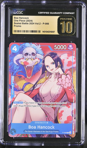 CGC PRISTINE 10 Boa Hancock (Sealed Battle 2024 Vol. 2) [One Piece Promotion Cards] - 1401042216067