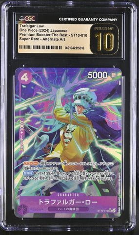 CGC PRISTINE 10 Trafalgar Law [Premium Booster: Best] - 1401042315016