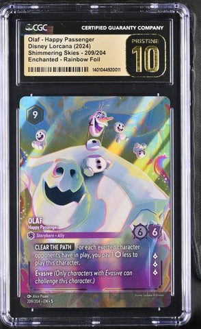 CGC 10 Olaf - Happy Passenger (Enchanted) (209/204) [Shimmering Skies] - 1401044920011