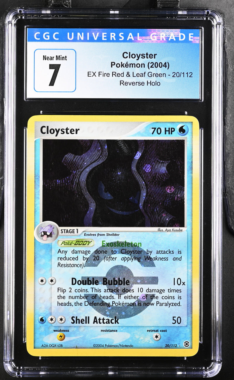 CGC 7 Cloyster(20/112) [EX Fire Red & Leaf Green] - 4094672169