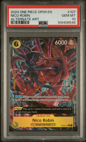 PSA GEM MT 10 Nico Robin [Op09-Emperors In The New World] - 109408548