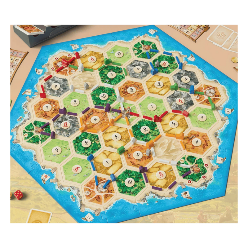 CATAN 6th Edition: Traders & Barbarians 5-6 Player Expansion