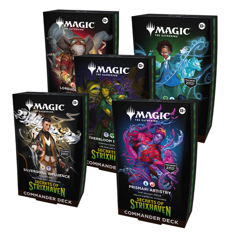 Magic the Gathering: Secrets of Strixhaven: Commander Decks (All Five)